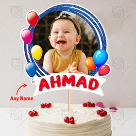 Custom Photo Cake Topper 5 x 8 Inch