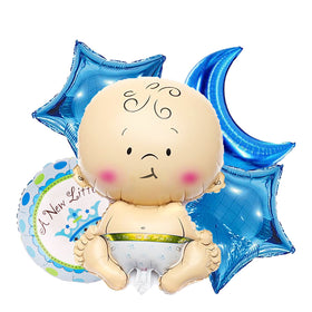 It's A Boy / It's A Girl Foil Balloon Set – 5 Pcs