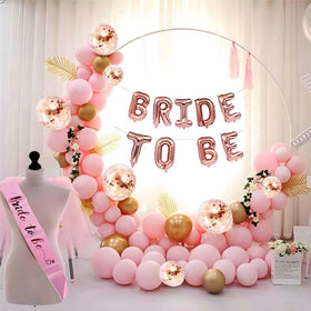 Bride To Be Decoration Set – Rose Gold & Pink
