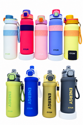 Pastel Duo Water Bottle | Two-Tone Sipper for Kids
