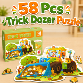 58 Pcs Trick Dozer Puzzle for Kids