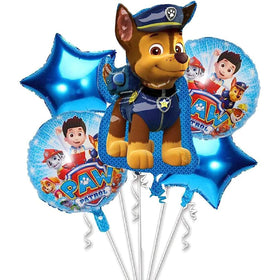 Paw Patrol Foil Balloon Set – 5 Pcs