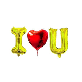 I ❤ U Foil Balloon Set