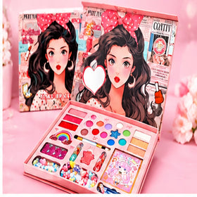 Fashion Girl Makeup Kit for Kids – Deluxe Beauty Gift Box – Belinda Store