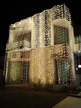 Shaadi ghar lighting Karachi full house fairy lights – photo 1