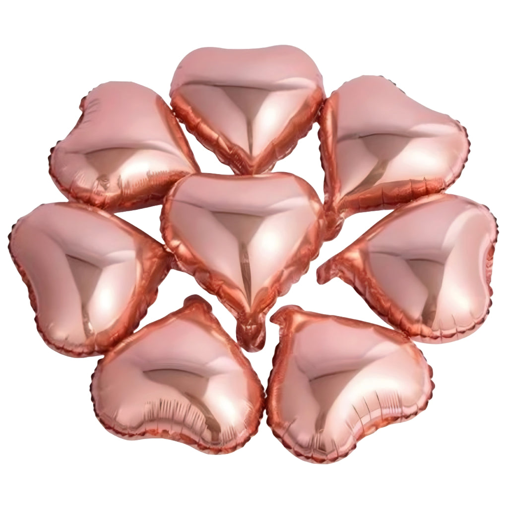 Heart Foil Balloons 16 Inch – Pack of 5