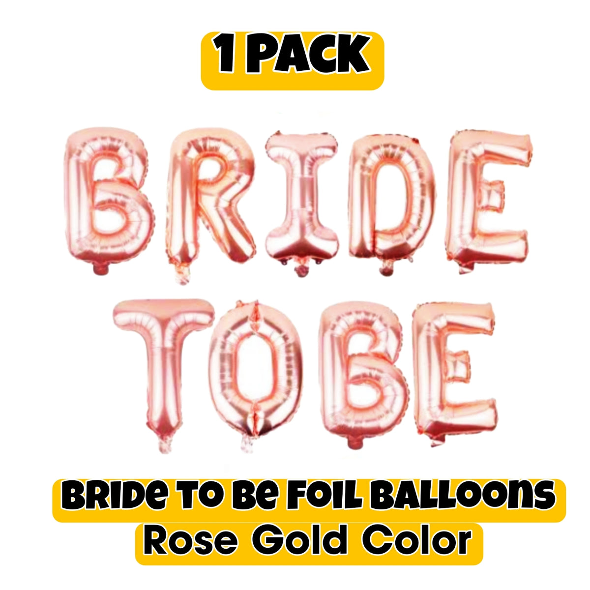 Bride To Be Decoration Set – Rose Gold