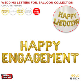 Engagement / Mangni Foil Letter Balloons