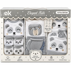 10 Pcs Newborn Baby Gift Box Panda Style – Belinda Store Pakistan