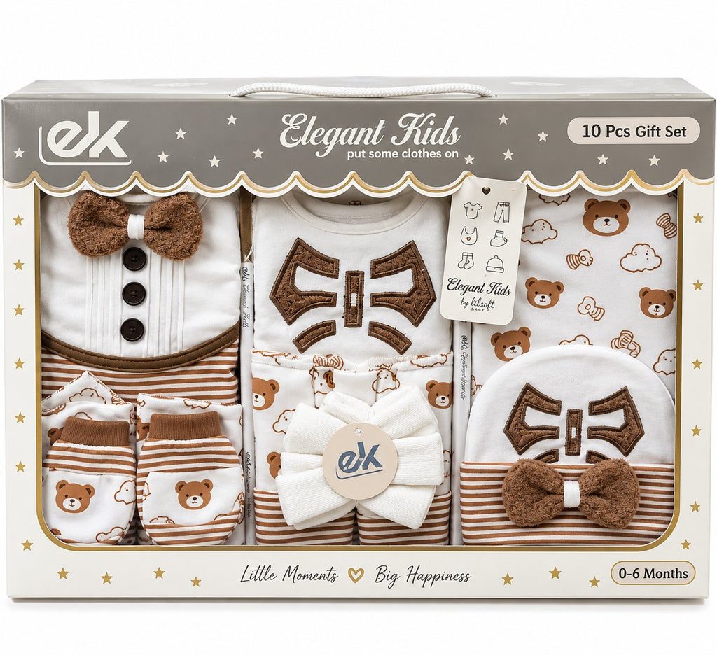 12 Pcs Newborn Baby Gift Box Bow Style – Belinda Store Pakistan