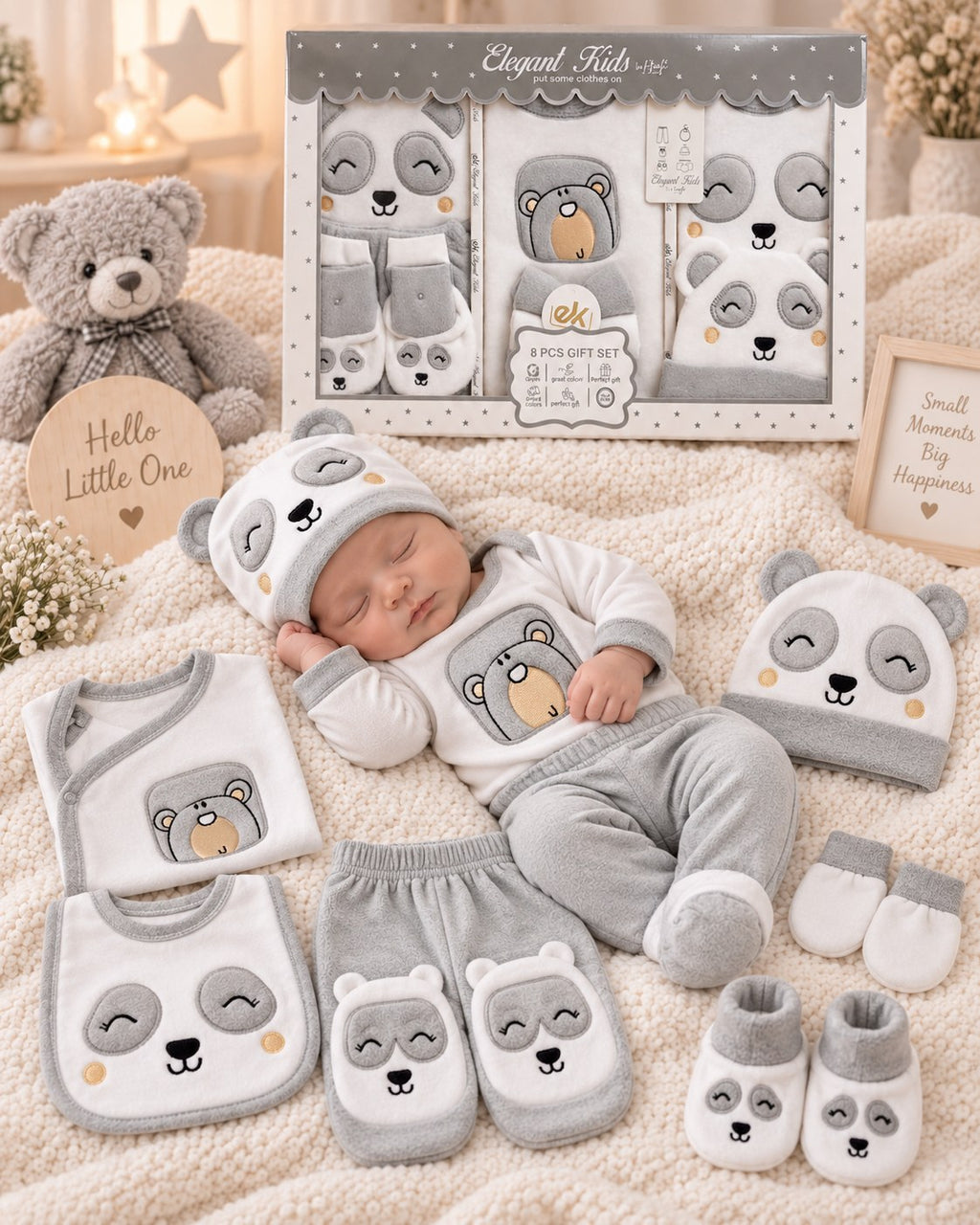 Newborn Baby Gift Set Panda – Belinda Store Pakistan