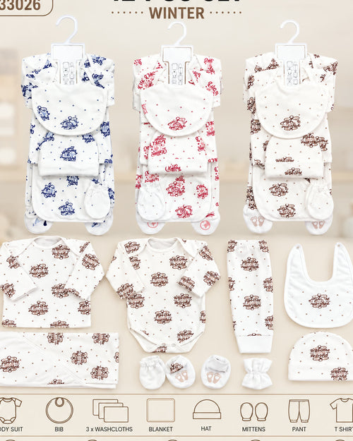 12-Piece Winter Newborn Clothing Set | Complete Ba - alternate view 2