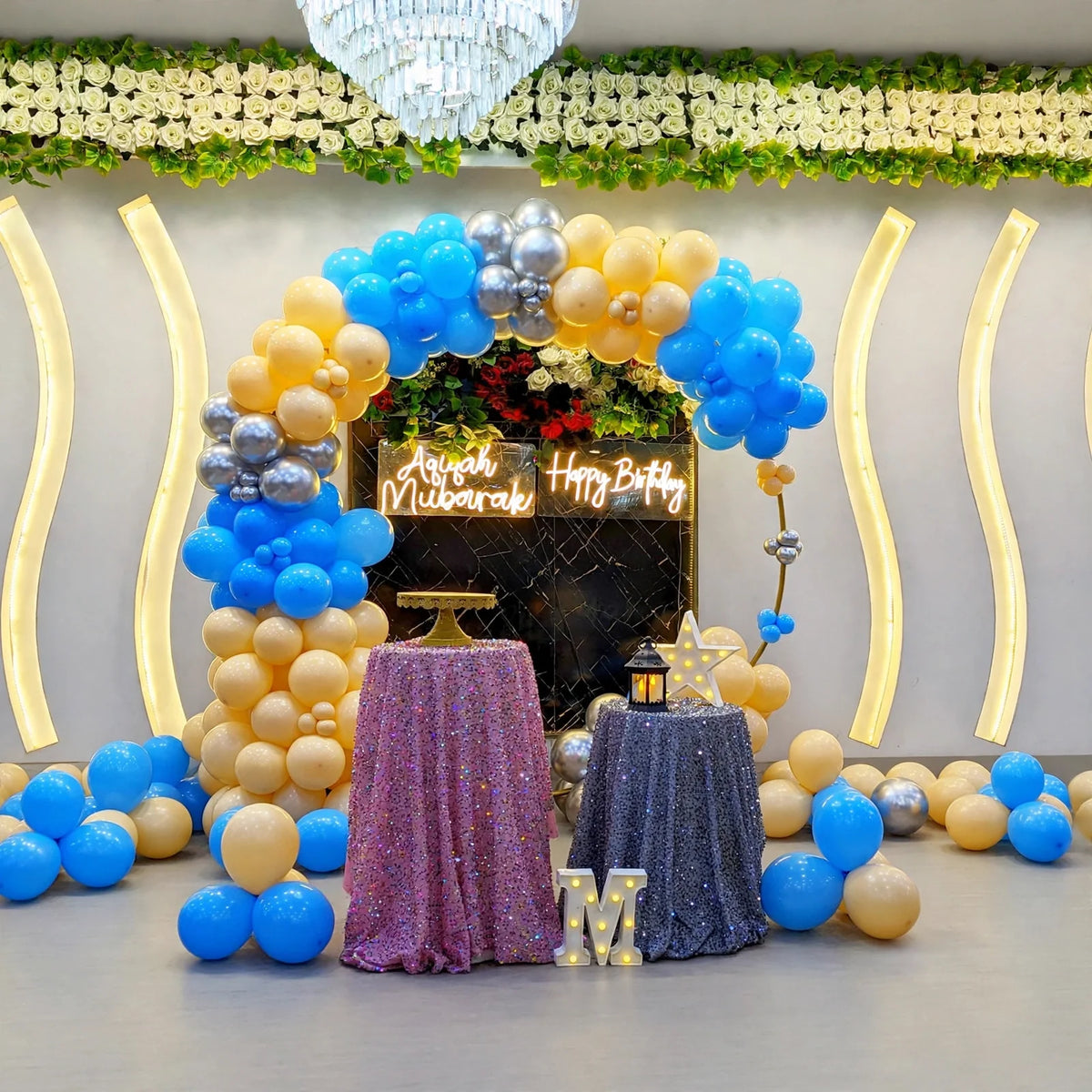 Simple Boy Birthday Decor - decoration setup by Belinda Store