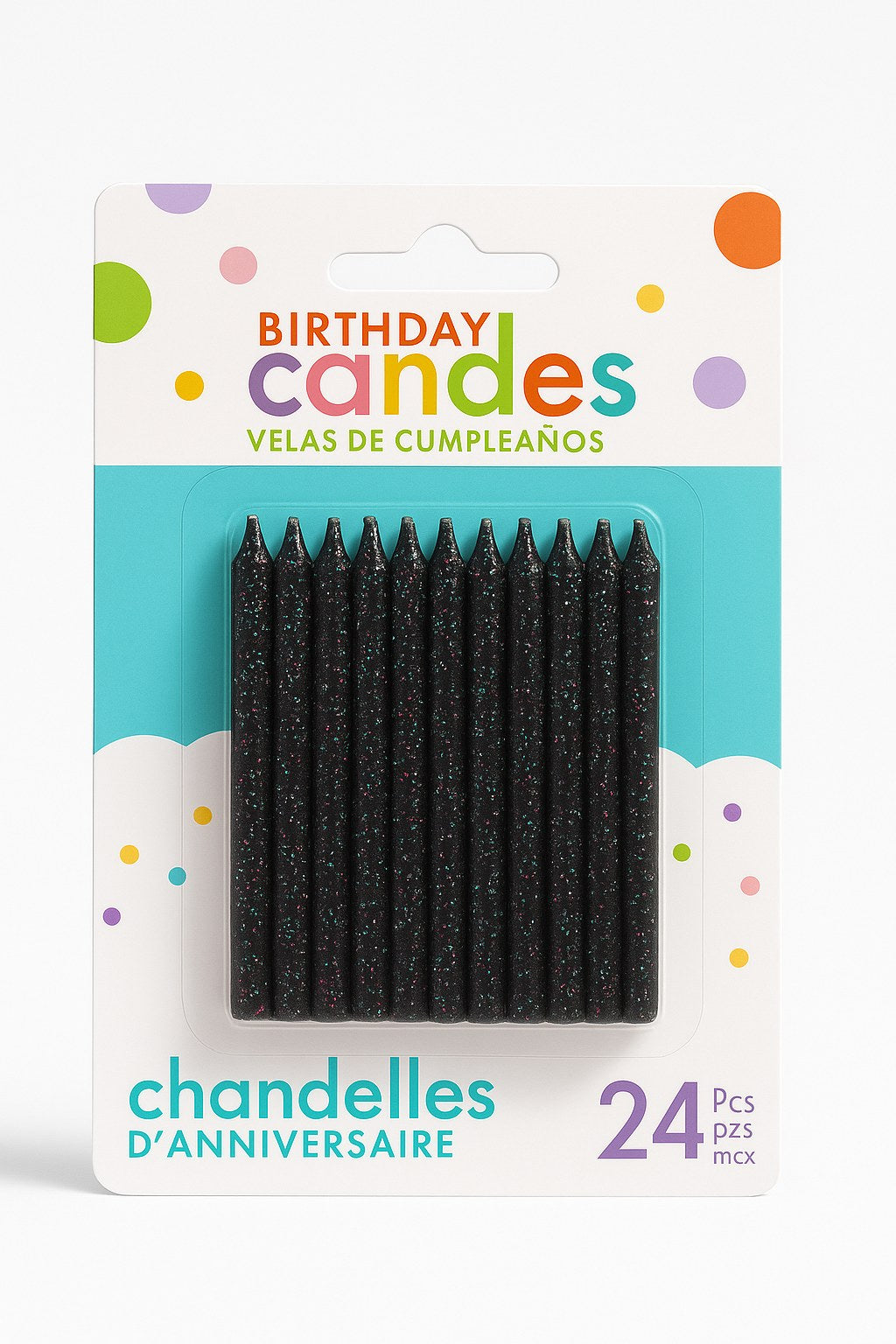 Black & Gold Birthday Candles | Belinda Store - view 1