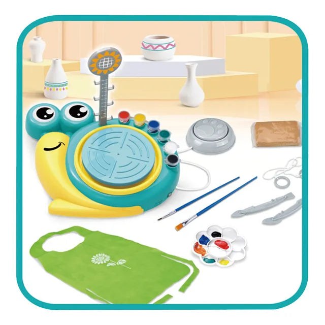 Ceramic Painting & Pottery Wheel Kit for Kids | Belinda Store - view 1