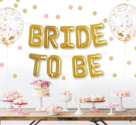 Foil Banner Sets – Dholki, Bride To Be & Anniversary | Belinda Store - view 1
