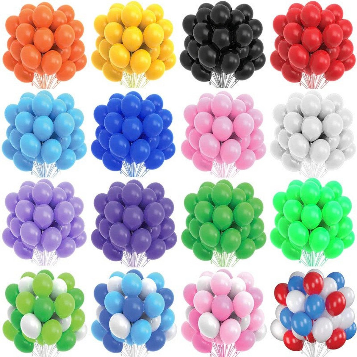 Latex Balloons 12 Inch – Pack of 50