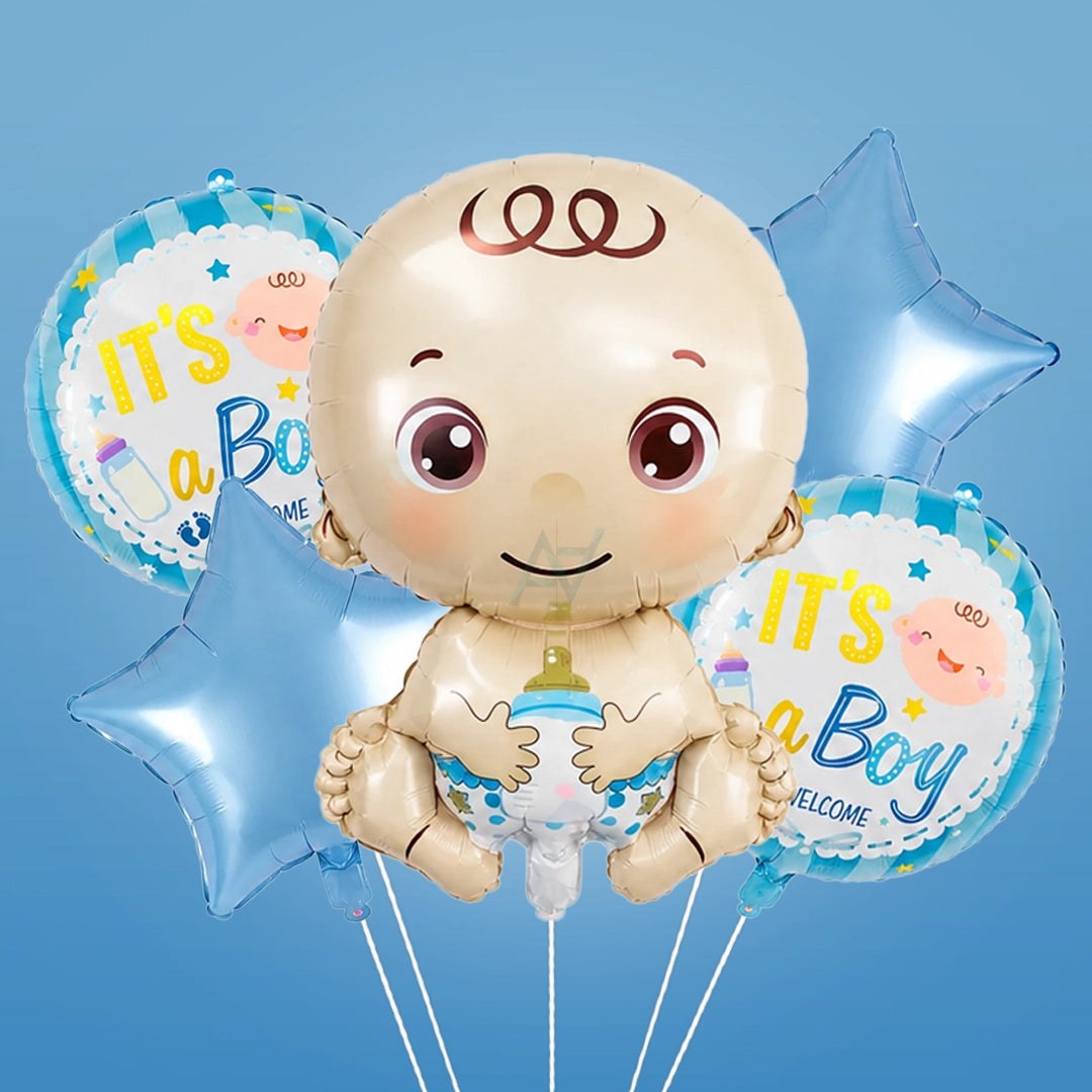 Welcome Baby Boy Foil Balloon | Belinda Store - view 2