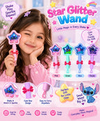 Star Glitter Hair Brush for Girls - Cute Character Hair Brush | Belinda Store - view 2