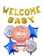 Welcome Baby Foil Balloon Set – 16 Pcs
