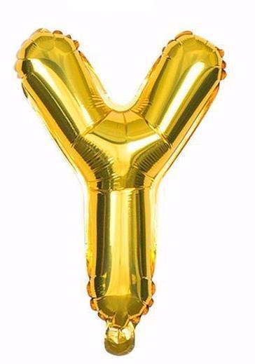 Dholki / Mehndi / Mayun Foil Letter Balloons – Golden