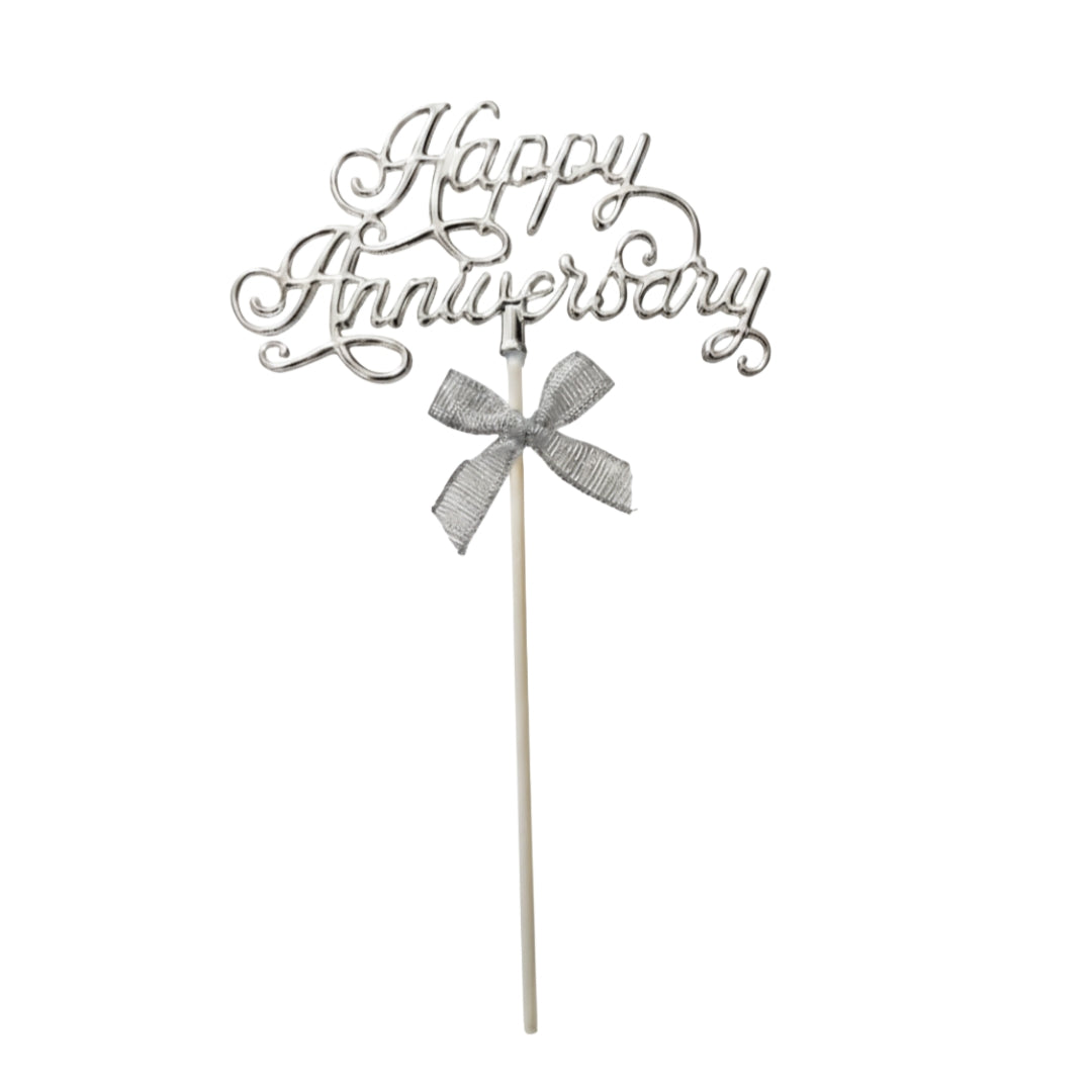 3D Happy Anniversary Cake Topper