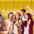 Foil Fringe Backdrop Curtain – 1.5 x 4 ft