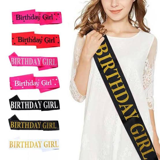 Happy Birthday Sash