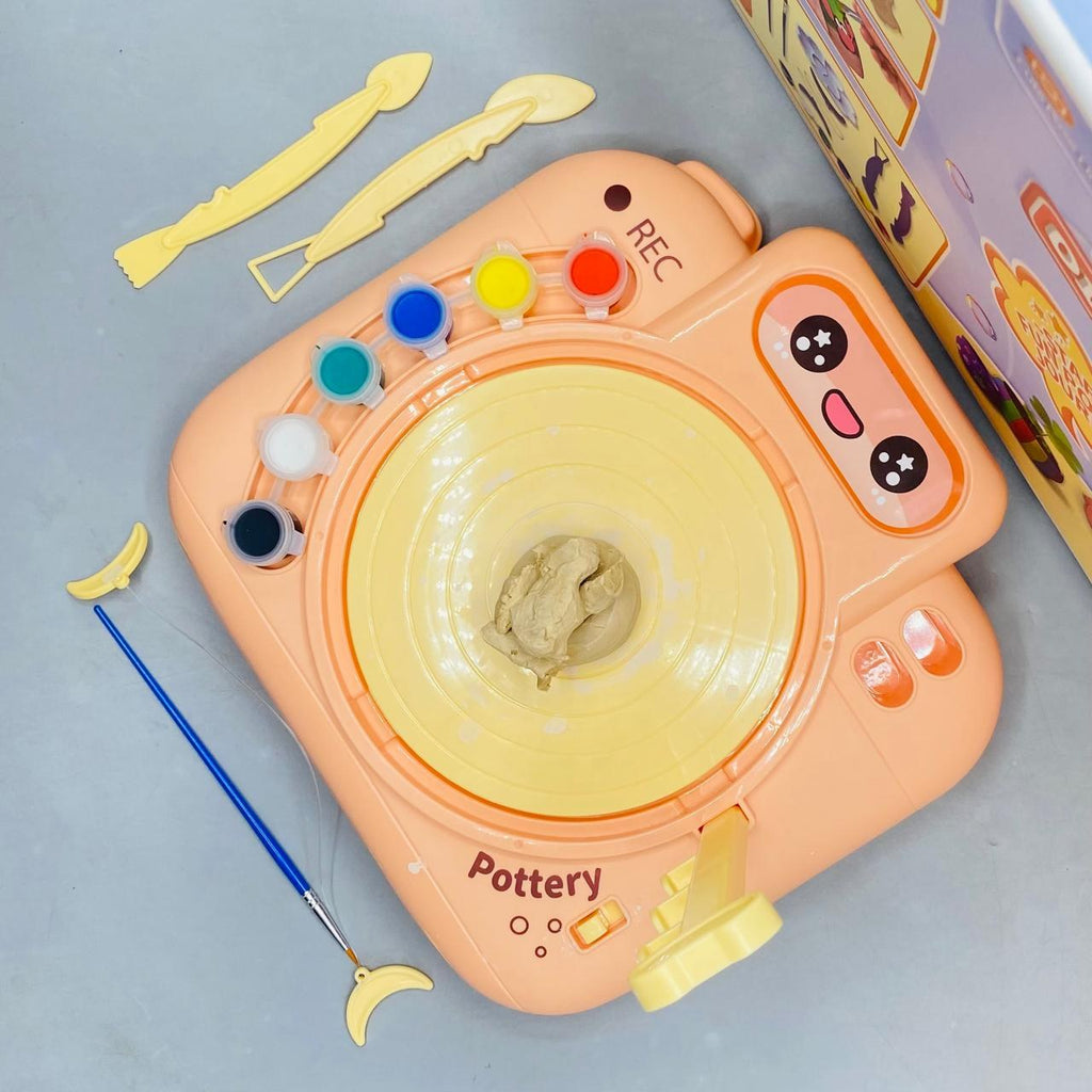 Ceramic Painting & Pottery Wheel Kit for Kids | Belinda Store - view 3