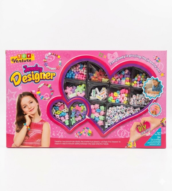 Heart Beads Purse & DIY Bead Kit for Girls | Belinda Store - view 3