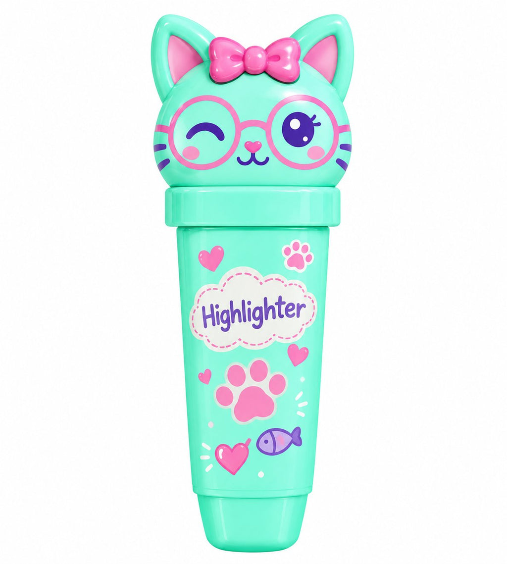 Kawaii Highlighter Set - Cute Animal Highlighters for Kids | Belinda Store - view 3