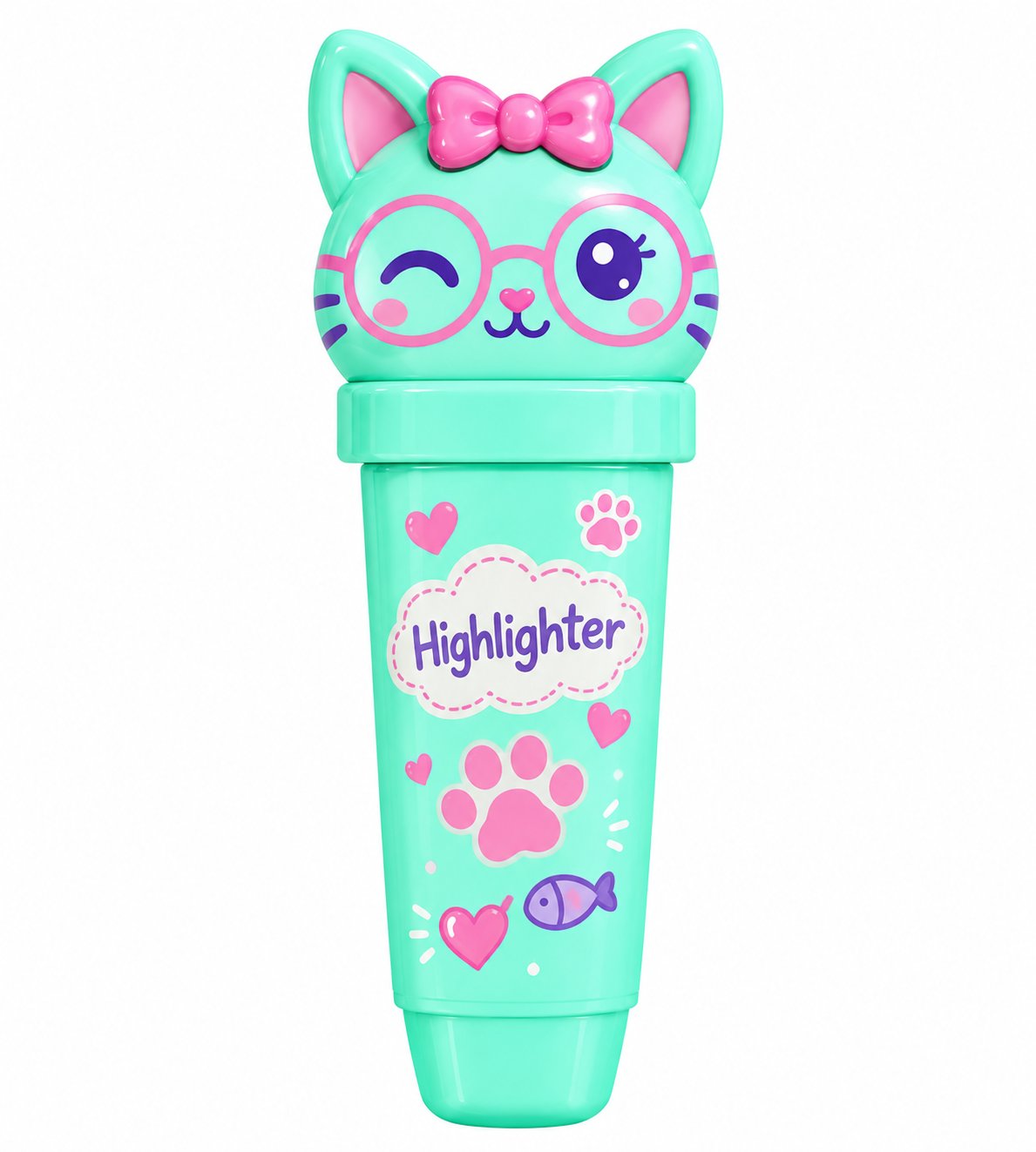 Kawaii Highlighter Set - Cute Animal Highlighters for Kids | Belinda Store - view 3