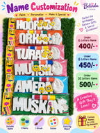 Name Customization Pack - ceramic name letters with prices 400 450 500