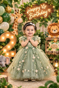 Customized Fairy Princess first birthday portrait - personalized photoshoot design 1