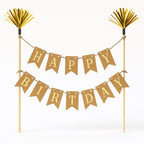 Happy Birthday Glitter Cake Topper | Belinda Store - view 4