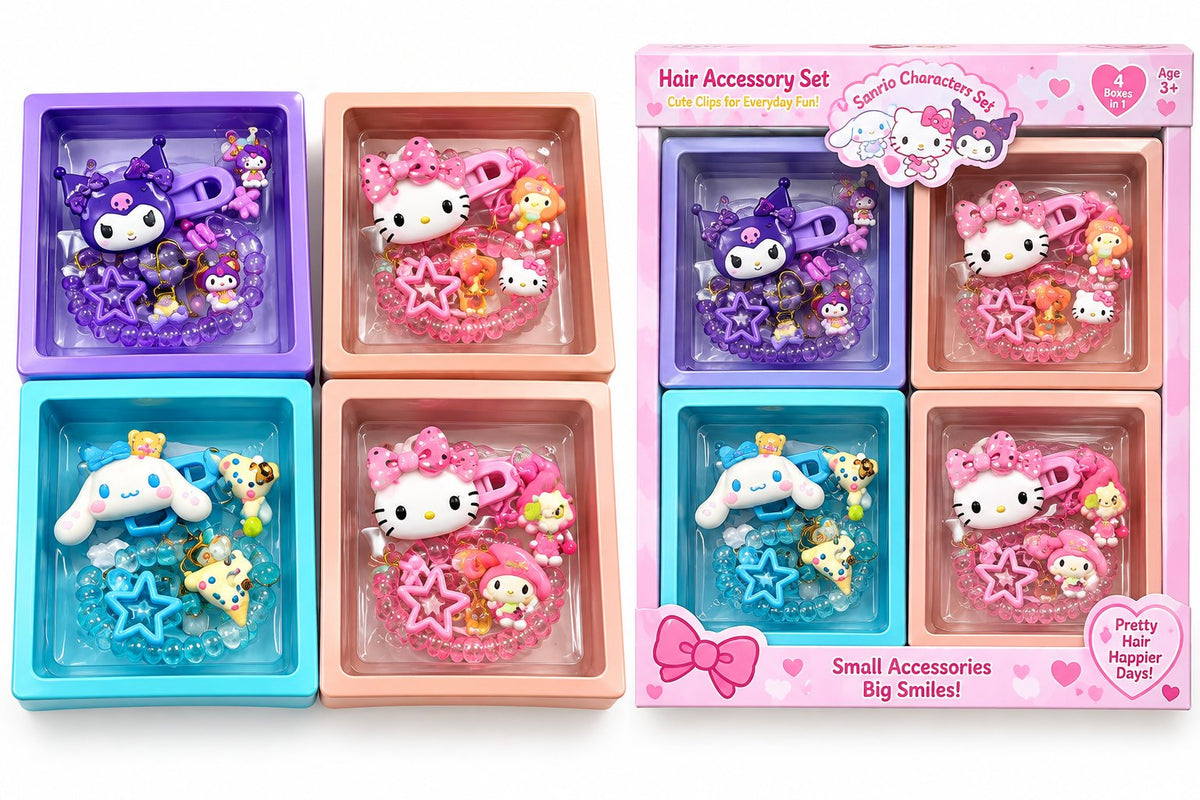 Hair Charm Accessory Gift Set - Girls Hair Clips and Bracelet | Belinda Store - view 4