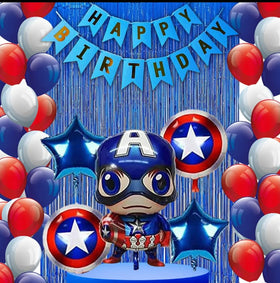 Avengers Captain America Birthday Set – 38 Pcs