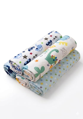 Baby blanket set dino print