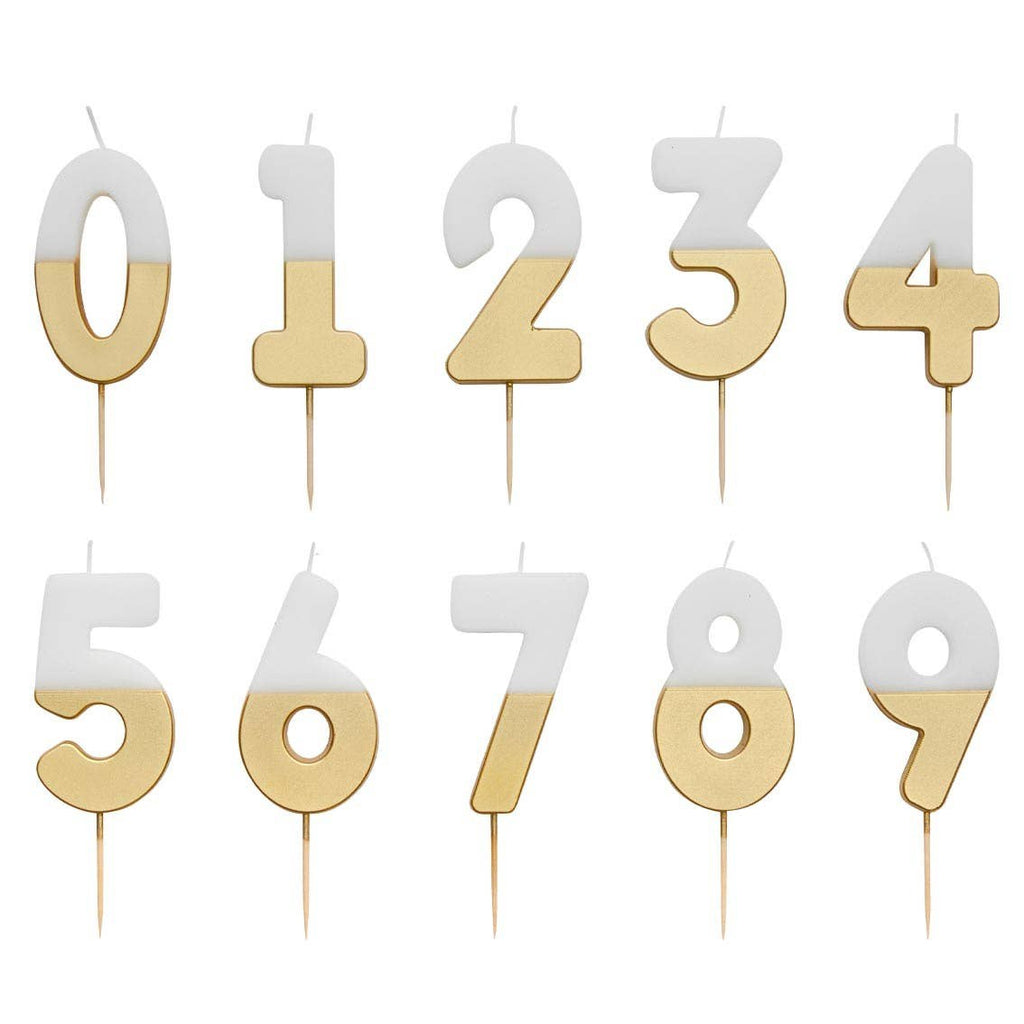 Gold Number Candles – Birthday Cake | Belinda Store - view 5