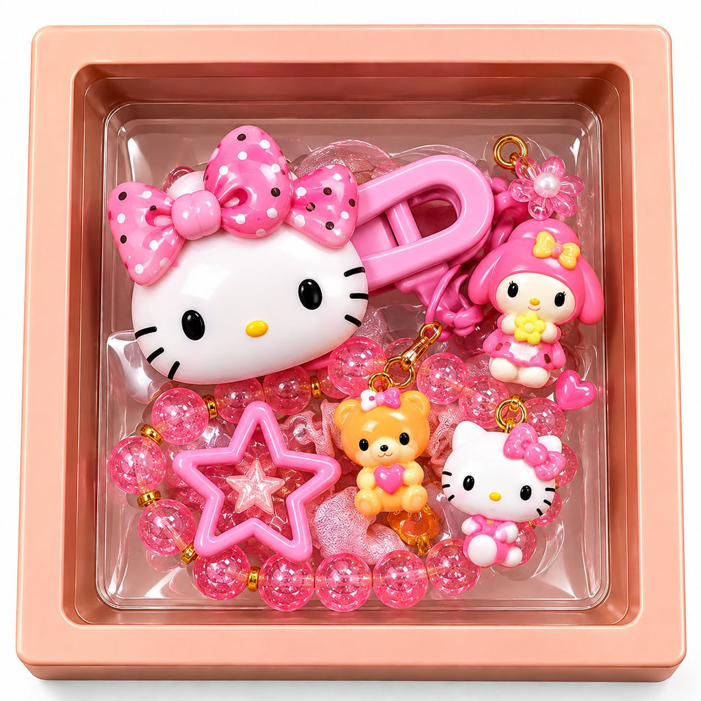 Hair Charm Accessory Gift Set - Girls Hair Clips and Bracelet | Belinda Store - view 5