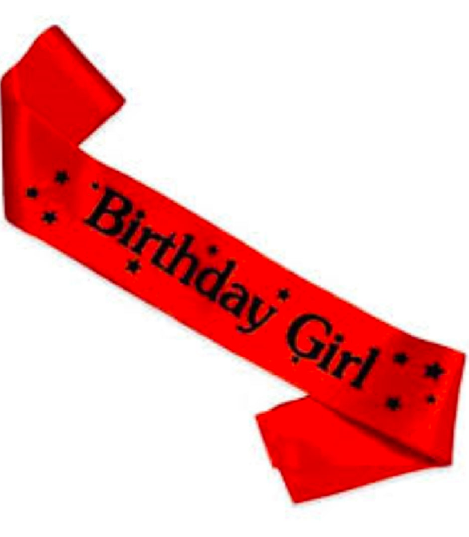 Happy Birthday Sash