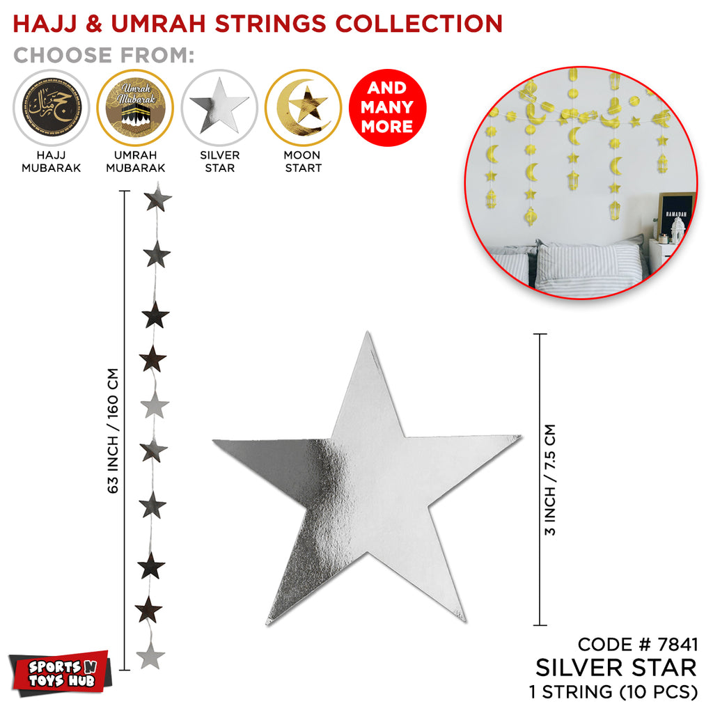 Umrah / Hajj Mubarak String Banner