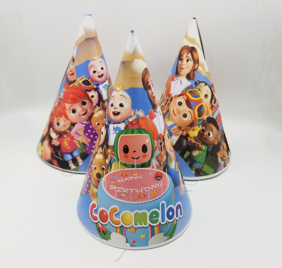 Cartoon Theme Birthday Caps