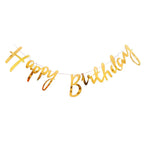 Happy Birthday Hanging Banner with Stars