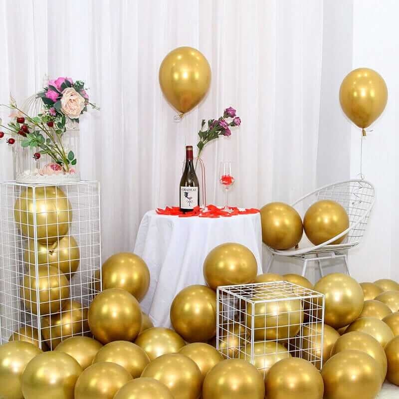 Bridal Shower Decoration Set – Black & Golden