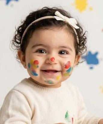 CoComelon personalized baby photoshoot backdrop - design 4