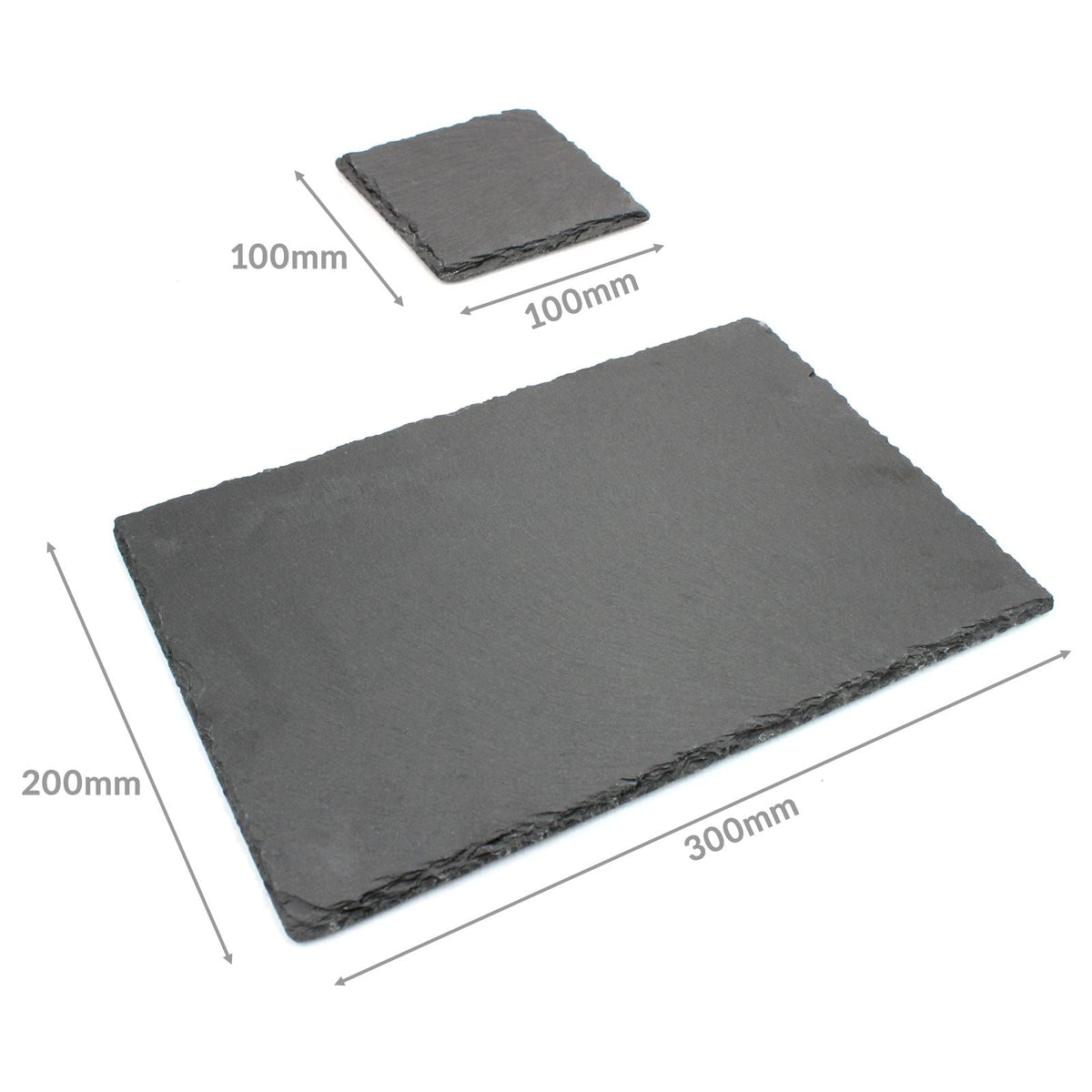 Natural Slate Placemats & Coasters - 12pc