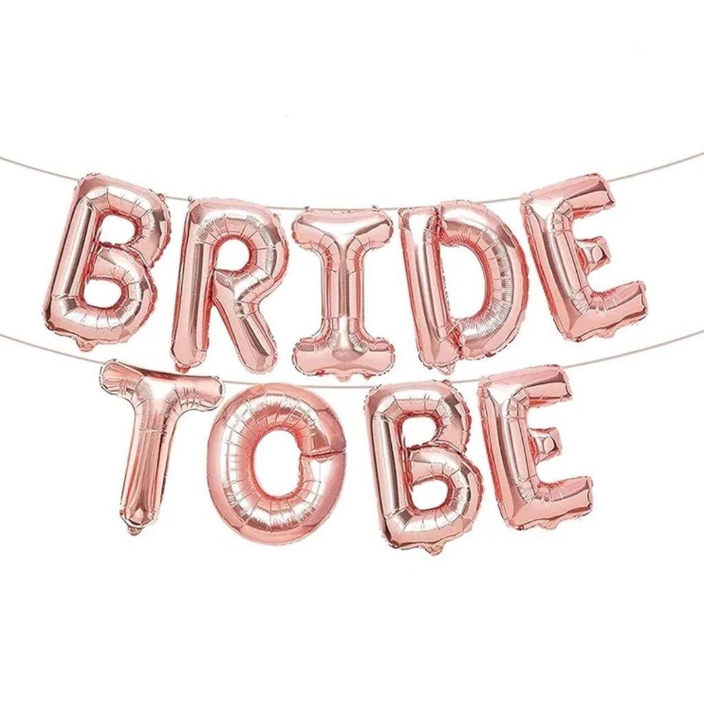Bridal Shower Decoration Set – Rose Gold & White