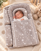 Baby Sleeping Bag - Little Star Print Newborn Sleep Nest (3 Colors)