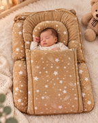 Baby Sleeping Bag - Little Star Print Newborn Sleep Nest (3 Colors)